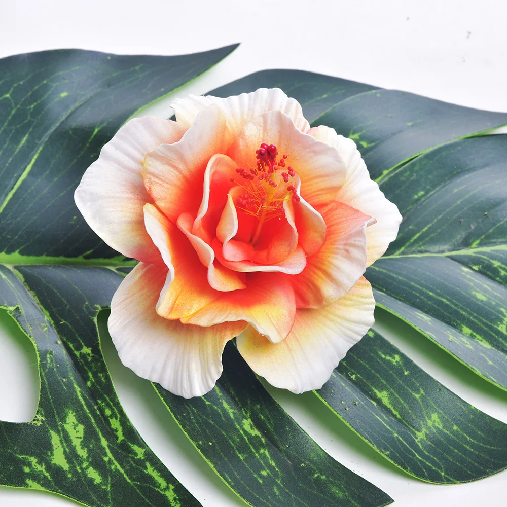 Wholesale Hawaiian EVA Foam Multilayer Hibiscus Hair Pick Flower Fashion for Store Home Decoration