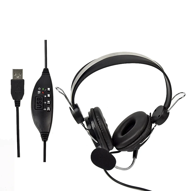 High Quality Headset Profession Cheap Durable BSCI China factory wholesale lightweight Calling center headphone with mic