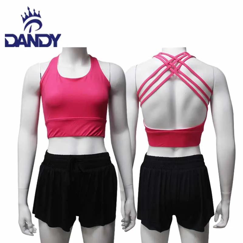 Custom Full Sublimation Cheer Practice Outfit Girls Dance Costume Cheerleading Practice Wear