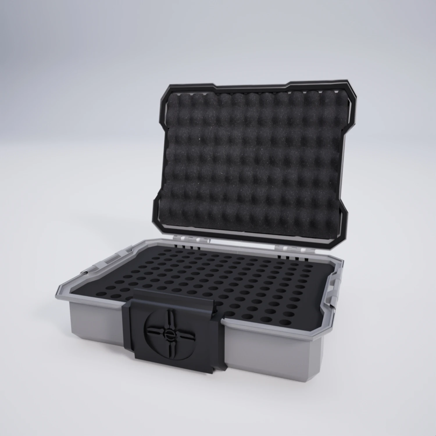 GLARY portable plastic ammo case box organizers dustproof durable ammo carry box case lightweight travel ammo case holder box