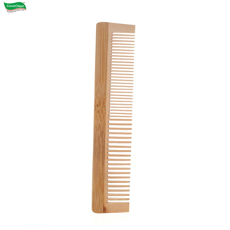 Wholesale Wooden Bamboo Travel Pocket Combs Engraving Logo Customized