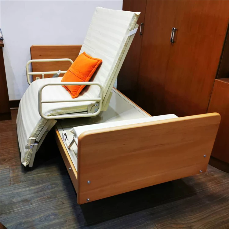 
Hospital Medical Home Electric Patient Rotating Flat Nursing Bed 