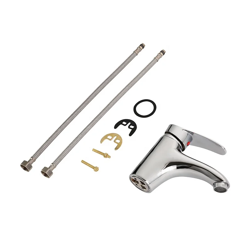 ITALOMIX Luxurious Deck Mounted Single Handle Bathroom Tall Zinc Wash Faucet Mixer Luxury Basin Taps