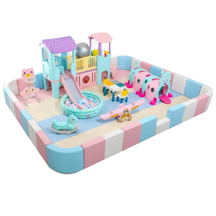 pastel color soft play climber kids nude soft play rainbow bridge ball pit rainbow bridge soft play set with indoor playground