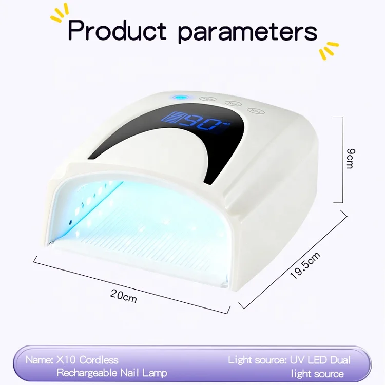 UV LED Lamp Nail Dryer Nail Art Equipment For Drying Gel Polish With Timer Auto Sensor Manicure Tools Nail Salon Equipment