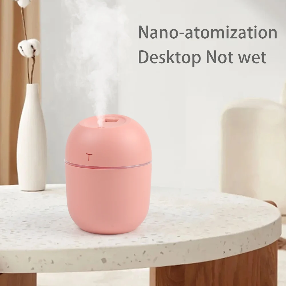 G02-0151  Factory Wholesale Portable Cute Cool Mist Personal Humidifier Mini 220ml Car Air Humidifier