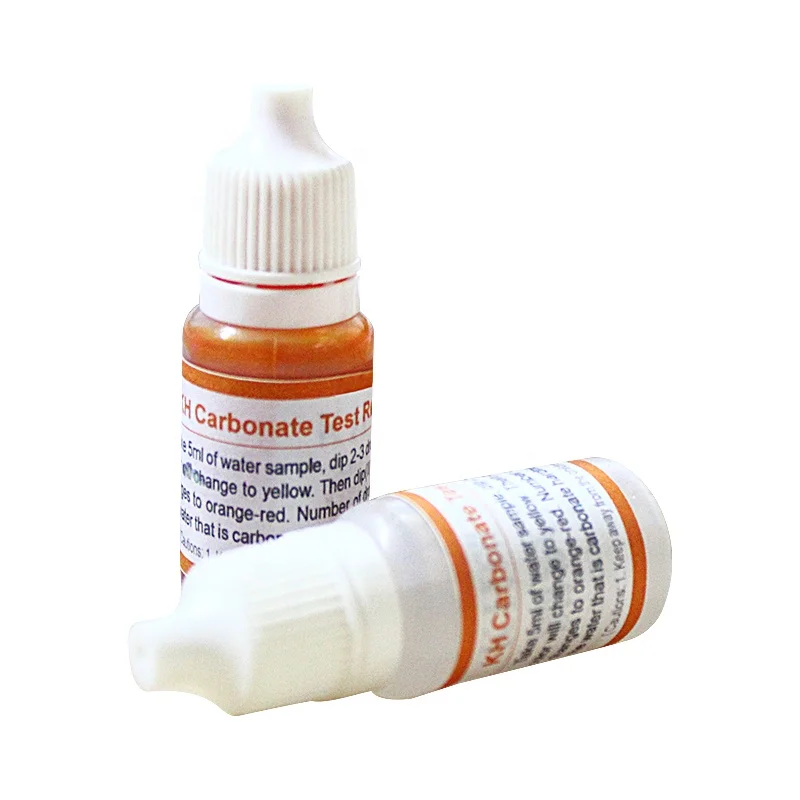 10 мл бутылка для проверки KH карбоната твердость содержание внутри воды KH карбонатные капли