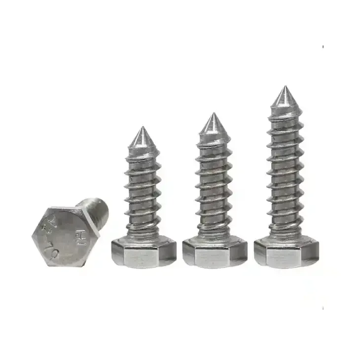 Hot Sales DIN7976 Grade 12.9 Incoloy 800 Nickel Alloy Tapping Screws M8X 50mm with Hex Head Metric System