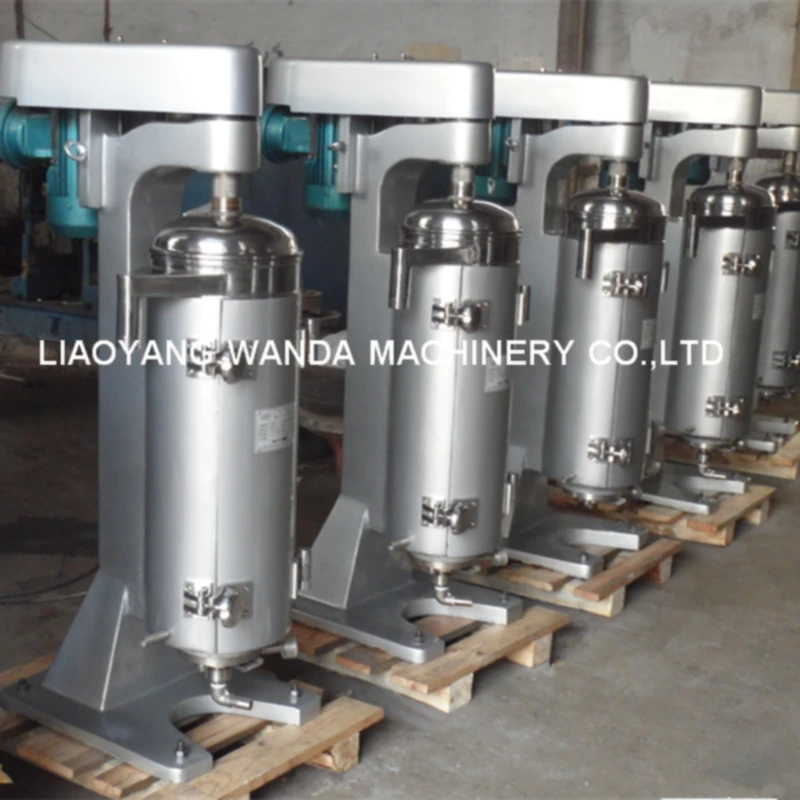 GO/GF Stainless Steel Tubular Bowl Centrifuge for Bacteria Cell Separation