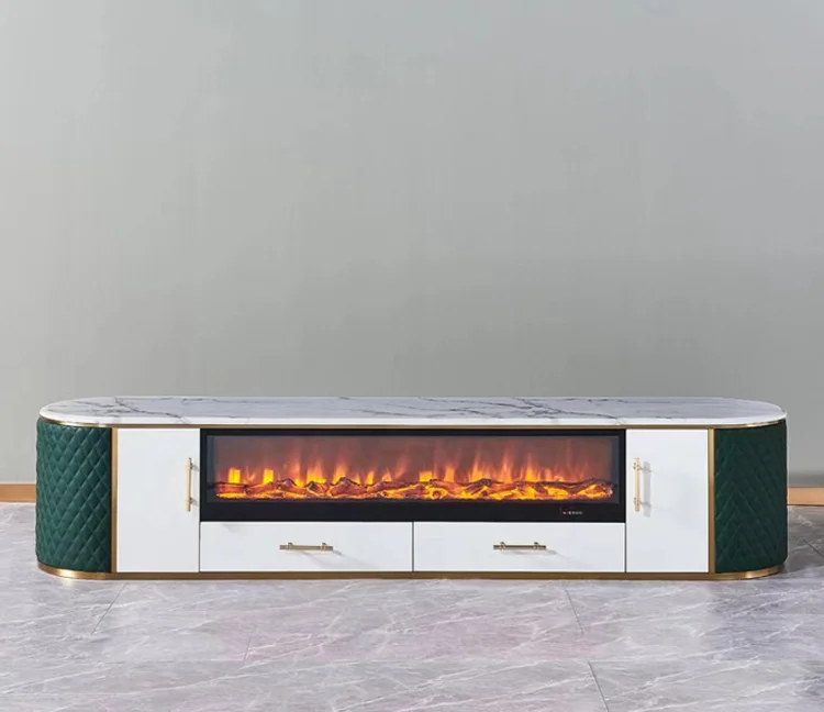 modern electric fireplace tv stand cabinet with drawers