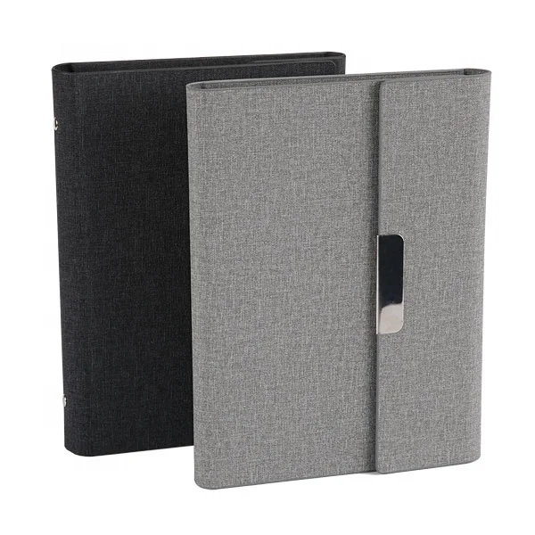 
 Деловой кожаный портфель A5 с папкой для файлов  