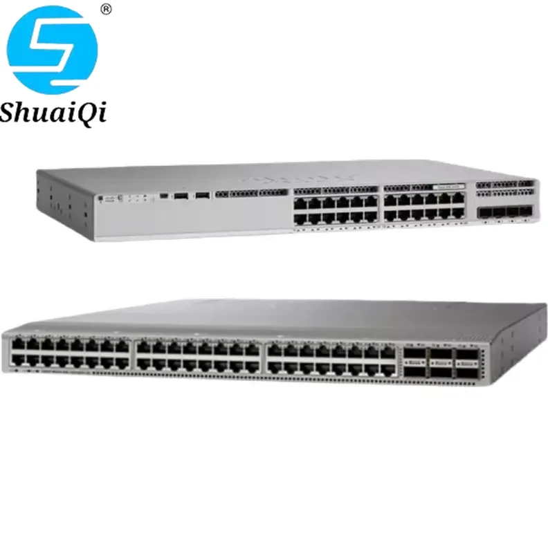 N9K 48P 1/10G/25G SFP+ 6P 40G/100G DUAL PWR PE netgear switch 48 port  N9K-C93180YC-FX