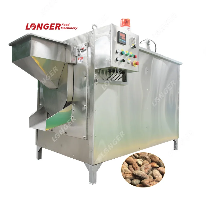 Automatic Cocoa Bean Roasting Machine Cacao Beans Roaster