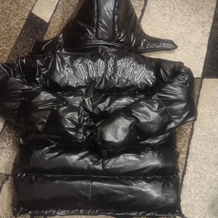 Cheap Shipping Unisex Winter Trapstar Thick Coats Detachable Hat Bubble Puffer Jacket Streetwear Men