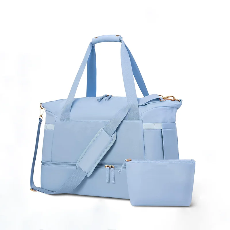 Multi-function dry wet separate durable large capacity sports travel duffel luggage bags