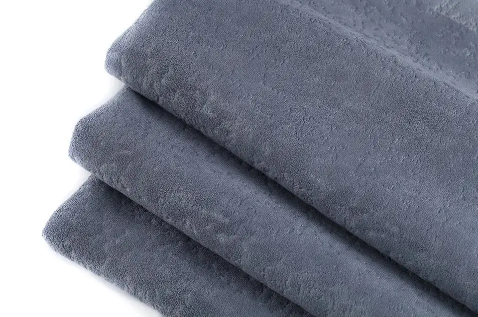 Custom knitted german velour fabric100% polyester upholstery embossed holland velvet fabric for sofa furniture