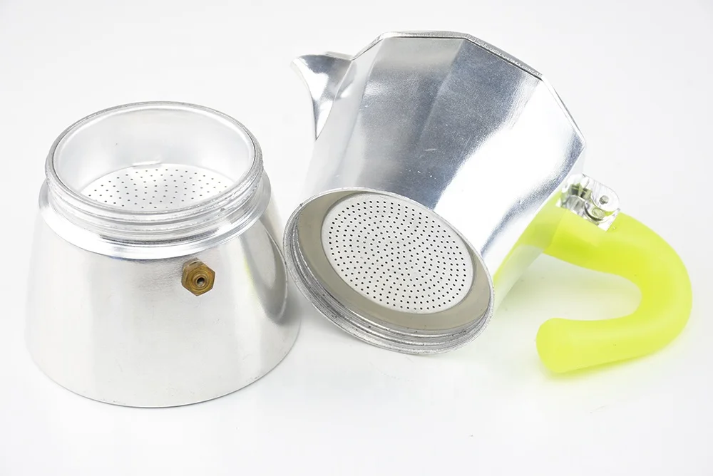 
Customized Espresso 3 Cup Coffee Maker Mocha Pot 