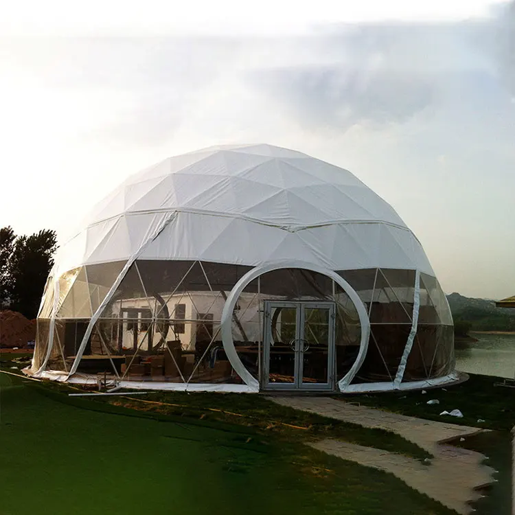 High Quality Custom PVC Covered Geodesic Dome Tent Outdoor Parties Carnival Resorts 6M Dome Tents