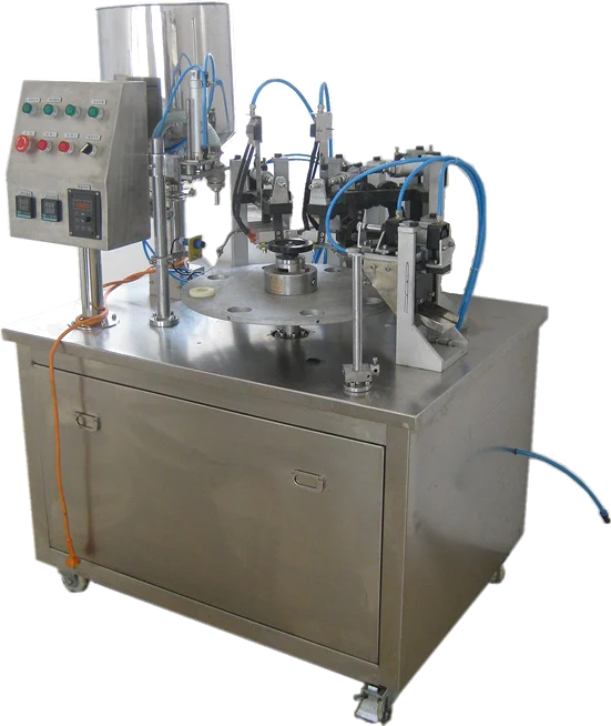 Fully Automatic Plastic Tube Toothpaste Sealing Packing Equipment Cosmetic Cream Filling Machine
