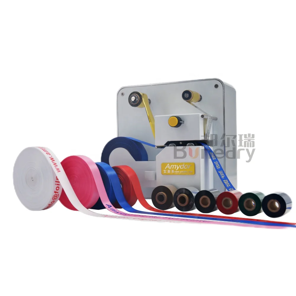 AMD320 Digital Automatic Ribbon Foil Printer New Hot Stamping Machine for Gift Box Ribbon Hot Stamping