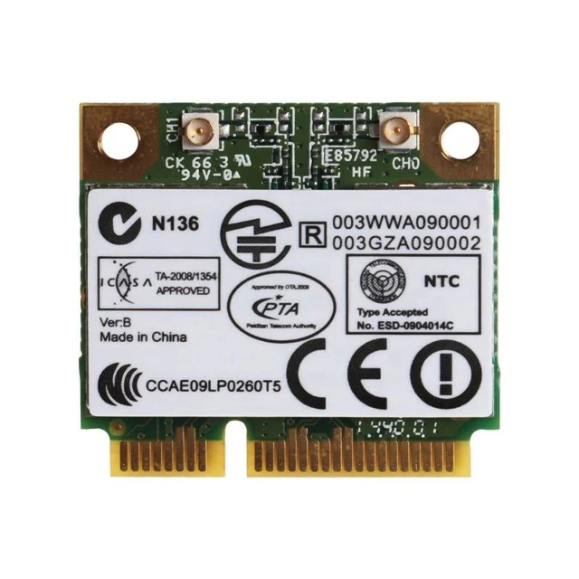Ethernet AR9287 AR5B97 Wireless BGN 300 Mbps 802.11 B /g/n Half PCI-E Wifi Card Network Card