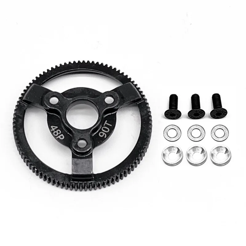 RC Car Metal Spur Gear 0.53M 48p Motor Gear Pinion for 1/10 Traxxa s Slash 2wd LCG Drag