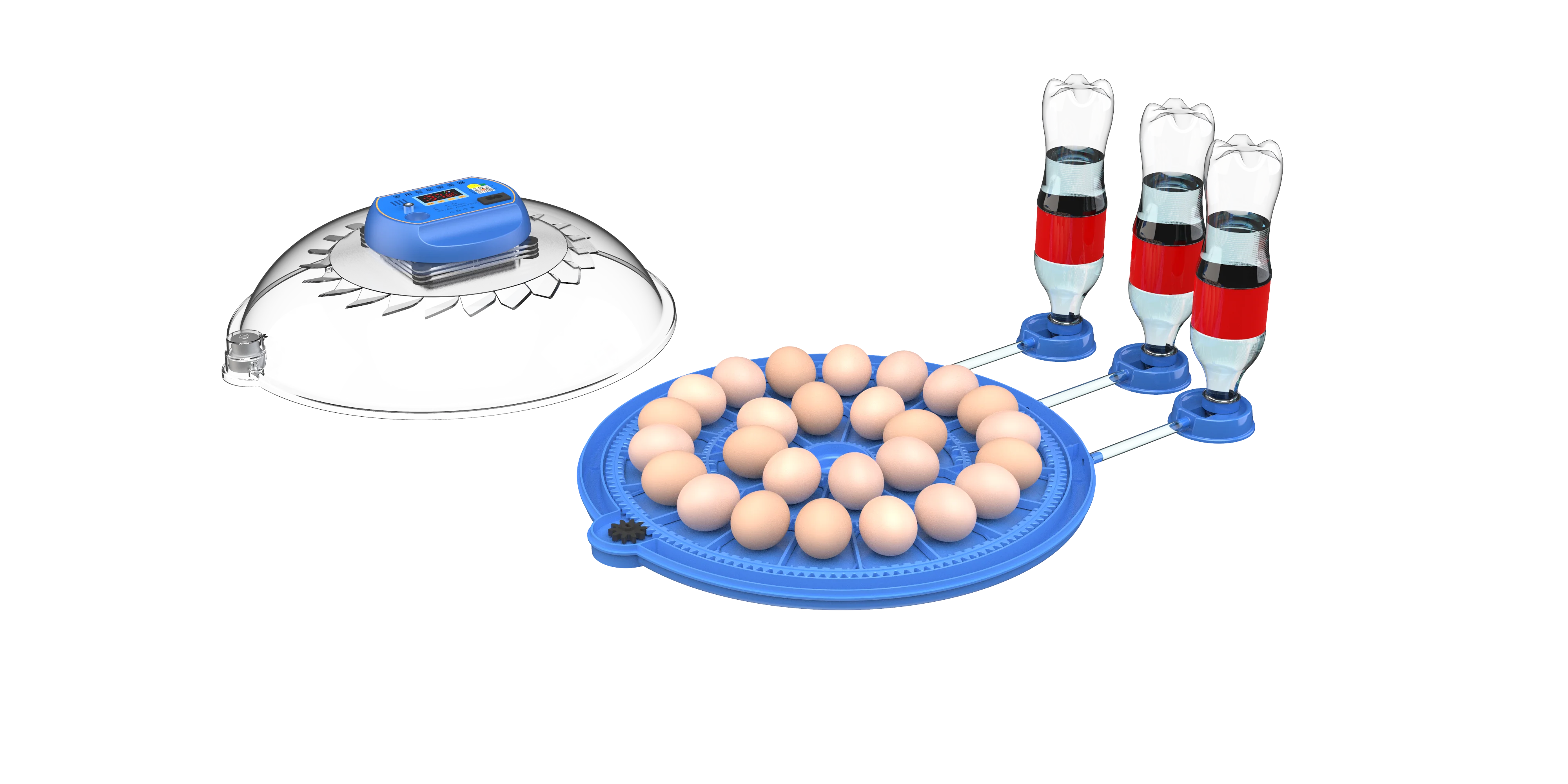 26 Egg Capacity Automatic Water Supply Egg Incubator for Sale