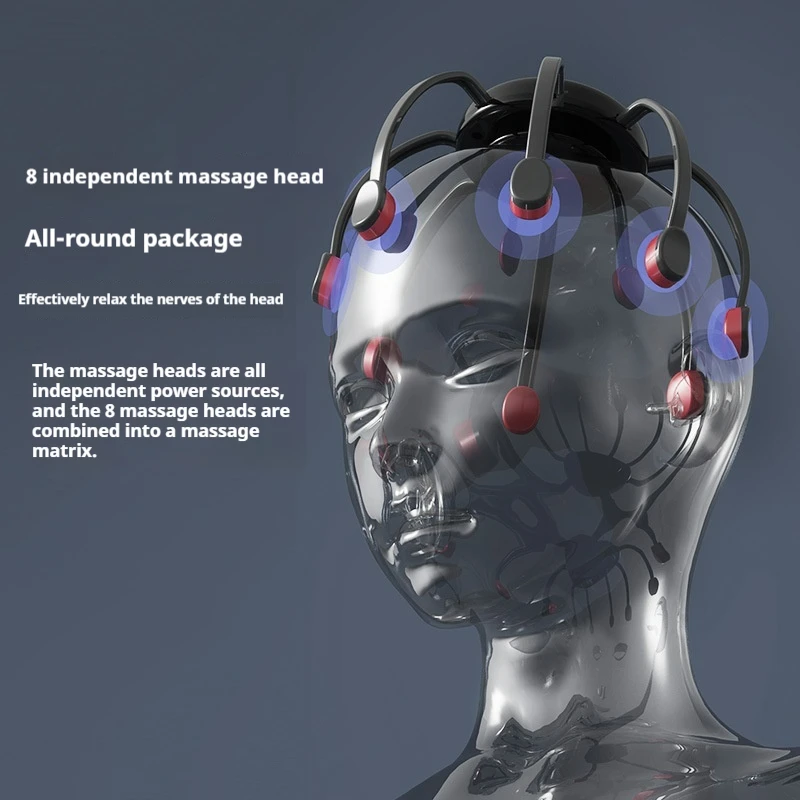 2024 Amazon Best-Selling Automatic Vibration Scalp Massager Relaxation Decompression Octopus Head Massager