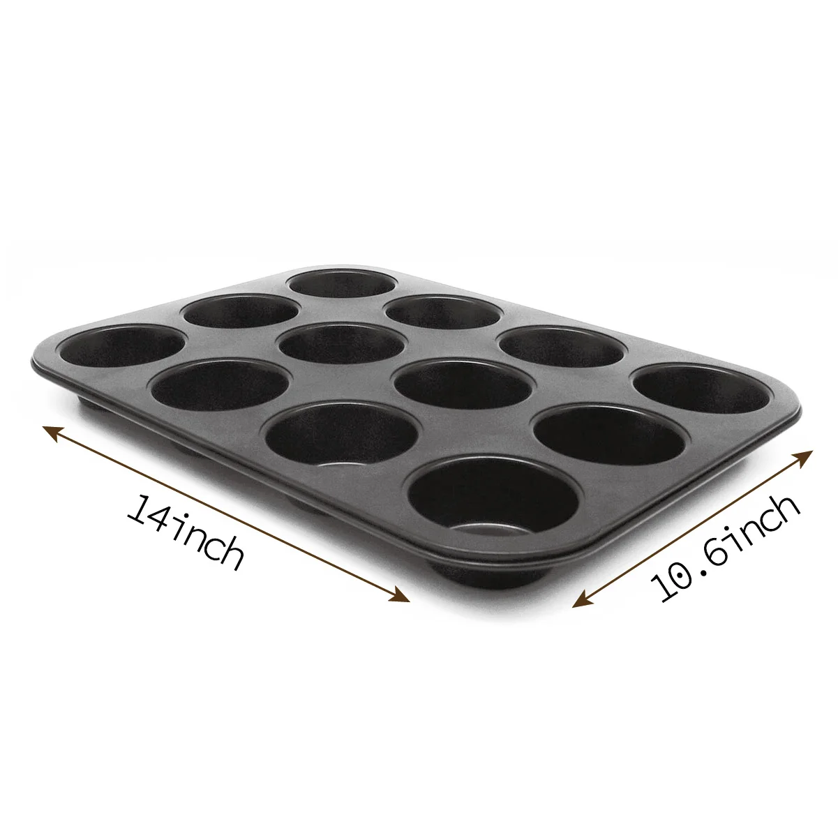  DK109577 12 чашек формы для выпекания маффинов антипригарным углеродистая сталь круглый торт выпечки торта