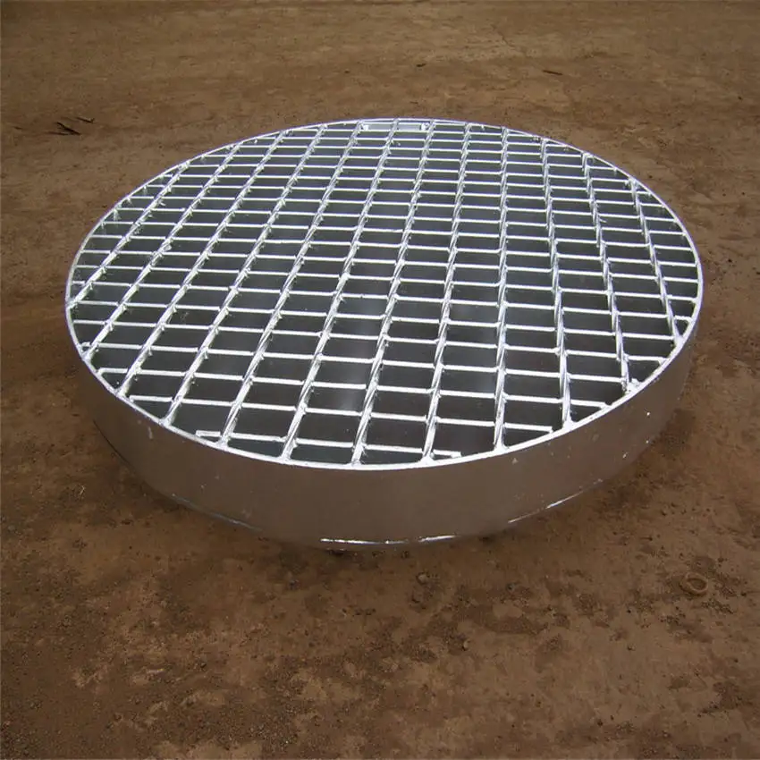 Metal building materials galvanized ms drain car park drainage steel grating for construction