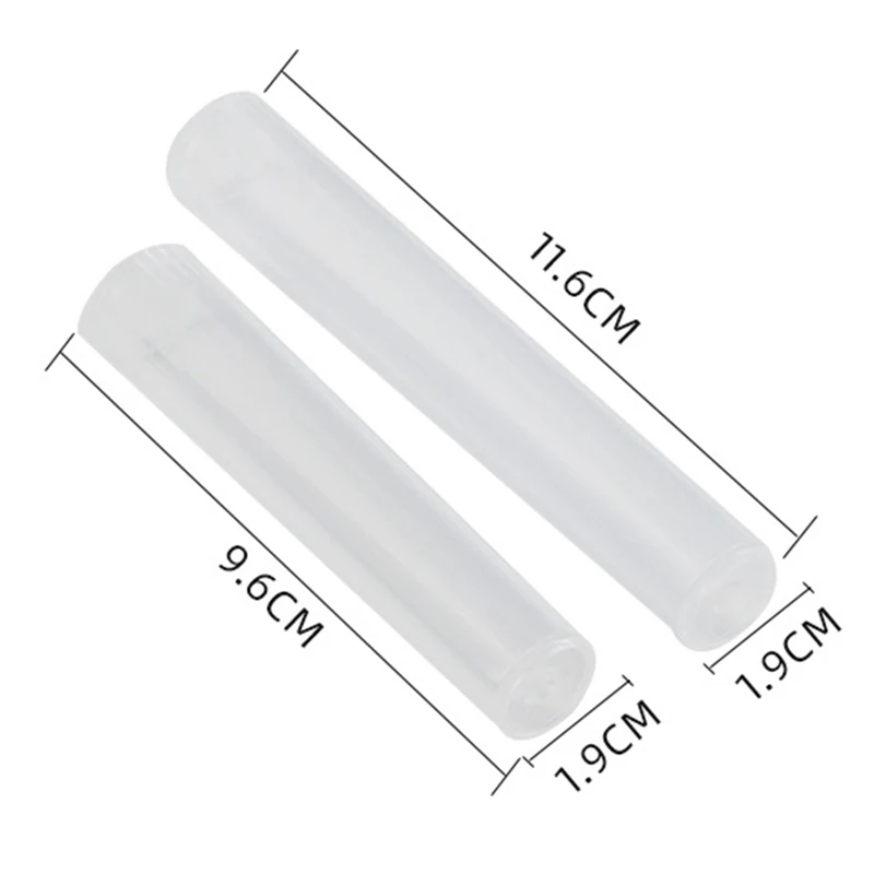 Wholesale customization Pop Top Child Resistance Tubes 13mm Diameter Plastic Tubes 72.5 96 116 120mm