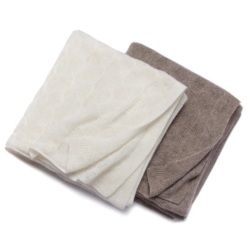 Cashmere Erdos Warp Knitting Scarf Women