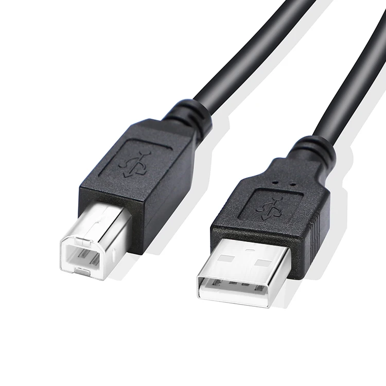 tezy USB 2.0 Printer Type A Male to Type B Male Printer Scanner Cable