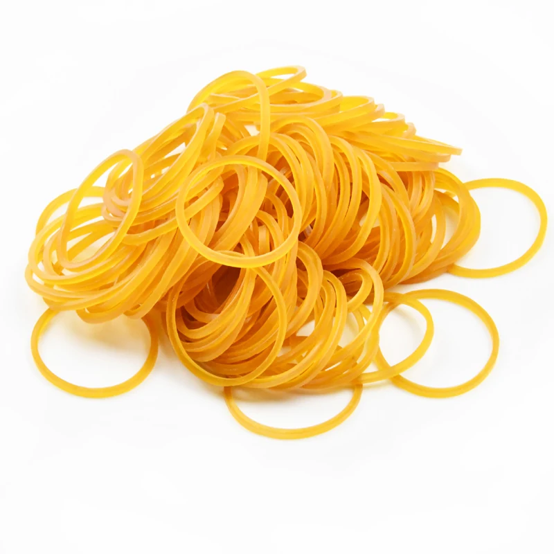 silicone latex  High Quality wholesale Natural Yellow transparent hot sell cheap Durable Fancy antistatic office  rubber band