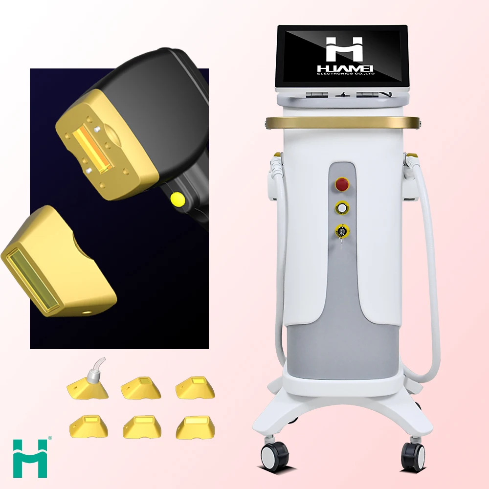 2024 professional ice platinum titanium 808nm diode Laser Device 4 wavelength 755 808 940 1064 Diode Laser Hair Removal Machine
