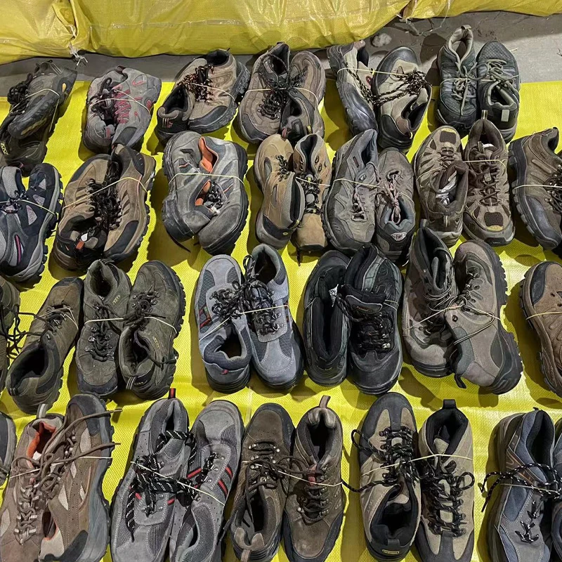 hiking shoes outdoor second hand first grade bale of used sneakers for men