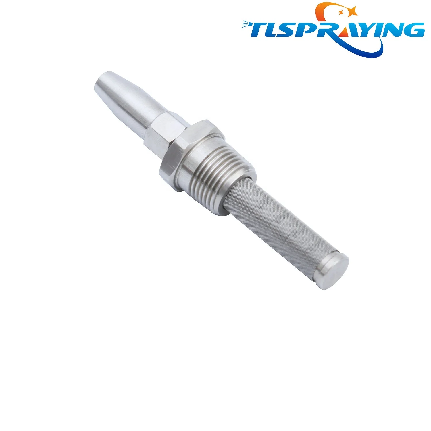 Industry SS316 Stainless Steel High Pressure Anti-clogging Orifice Straight Solid Stream Jet Nozzle