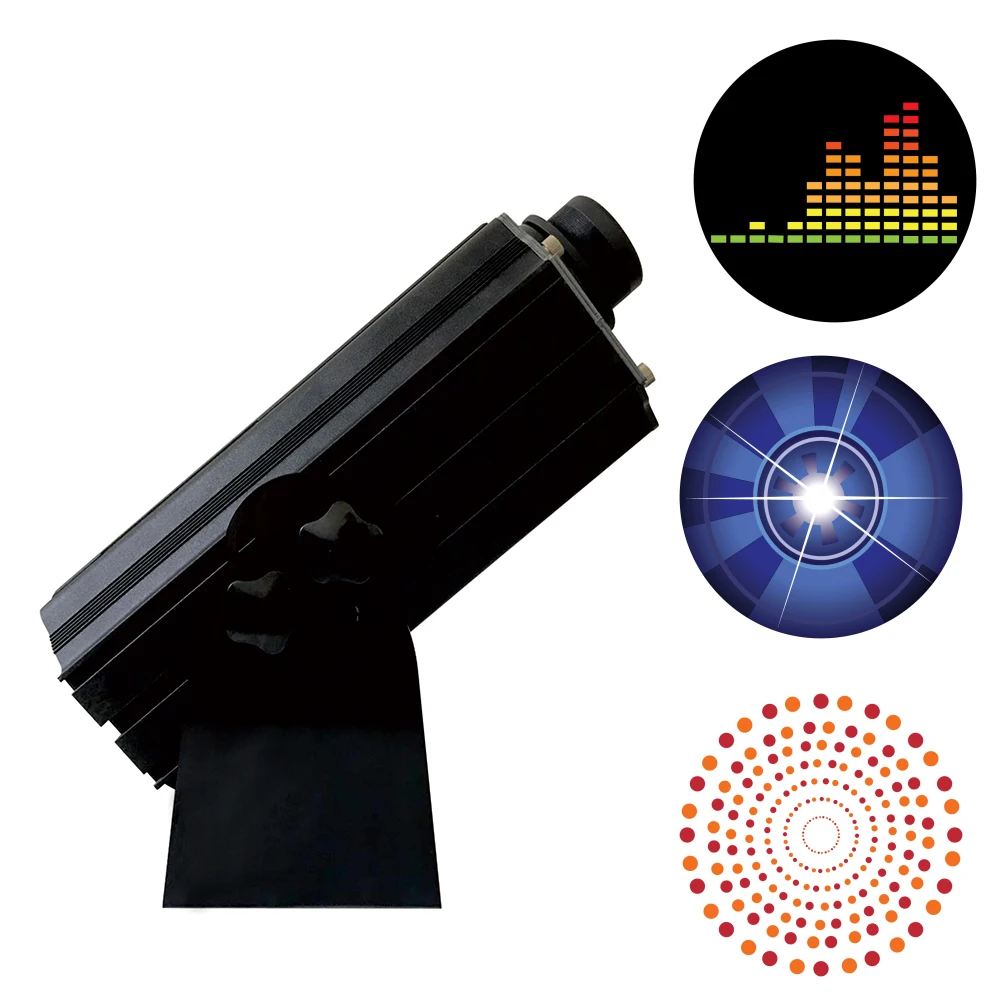 80w 150w 240w Custom gobo led logo projector 4 image optical lenses gobo