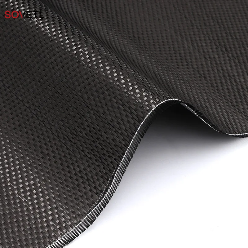 Carbon Fiber Fabric Ultra-thin Fabric Flame Resistance Building reinforcement Drone Carbon Fiber Fabric