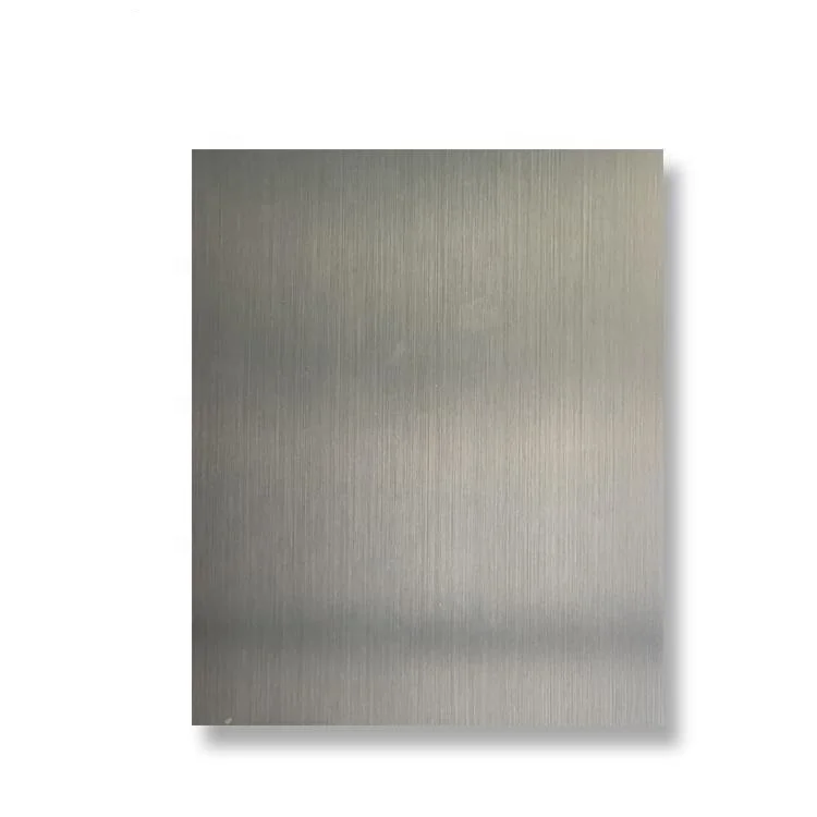Refrigerator gold brushed pattern stainless steel sheet with pvc film ROGOSTEEL