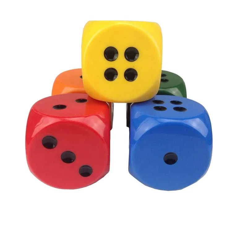 
60 mm Large Size Green Plastic Dice AT11749  (60079651498)