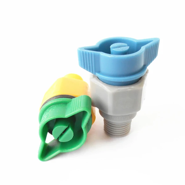 Qjj Series Plastic Release Quick Dismantle Vee Jet  Water  Nozzle for Humidifying Cooling
