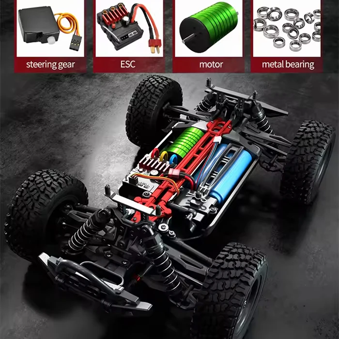 16103 Pro Rc автомобиль Бесщеточный 2 4 г 4wd привод 1/16 70 км/ч высокоскоростной пульт дистанционного управления Внедорожник игрушки