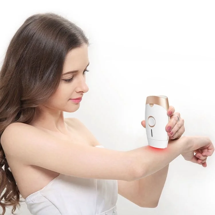 Portable Mini Electric Epilator Home Use IPL Laser for Permanent Hair Removal on Face and Body Targeting Armpits Lips UK Plug