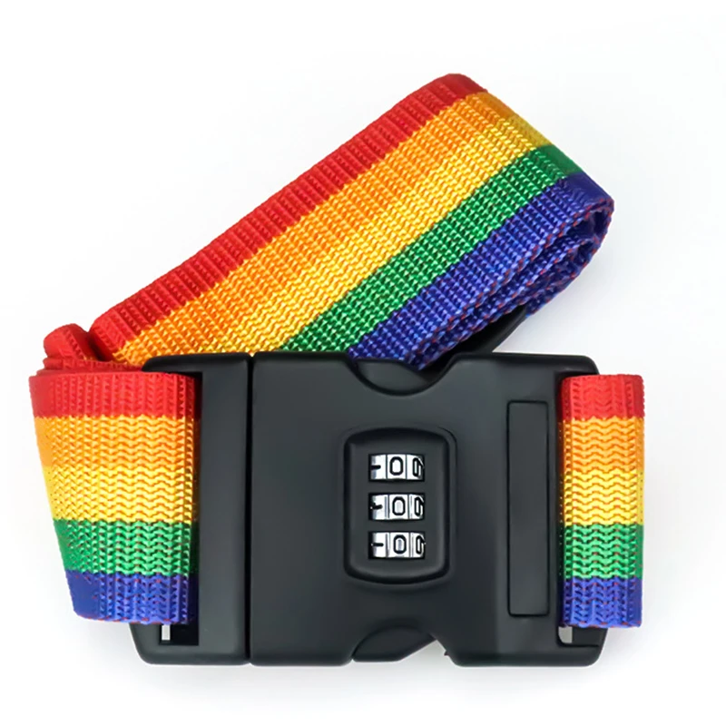 Custom Length New Travel Luggage Bag Adjustable Belt Password 3 DigitalLuggage Strap