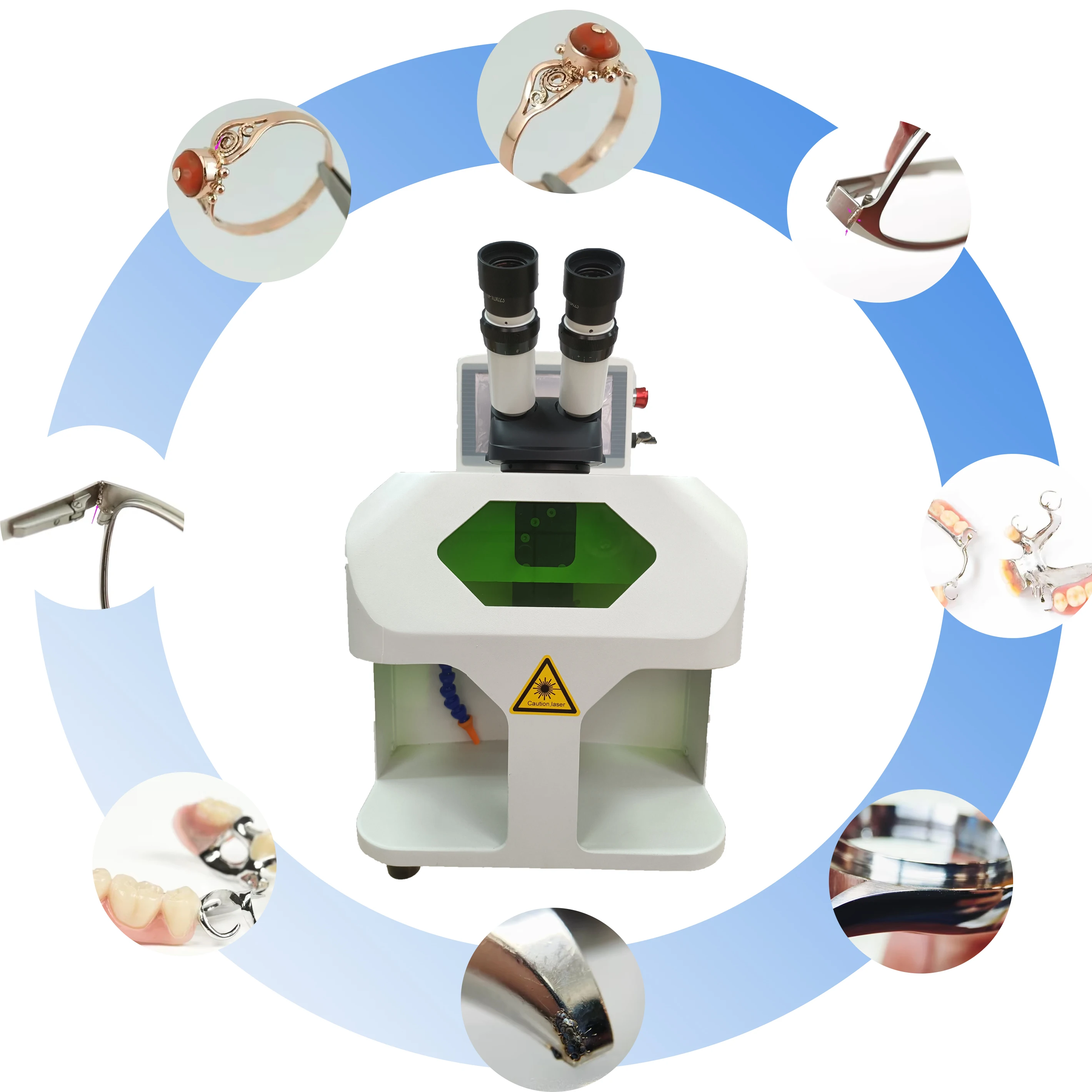 Portable 150W Yag mini gold laser welding machine micro spot laser welder for jewelry for dental labs