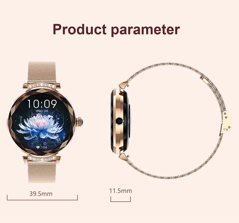Small AMOLED Display Women Relojes Smart Watch NX7 PRO with BT Calling Round Screen Heart Rate Monitor Sport Ladies Smartwatch (18).jpg