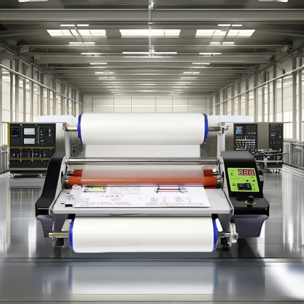 A3 Roll Roll AB Films Laminator Hot/Cold Transfer Crystal Sticker New Condition UV DTF Printers Engine PLC Gear Core Components