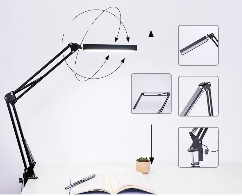 Wholesale professional cosmetic table light acrylic nail desk lamp led cheap price