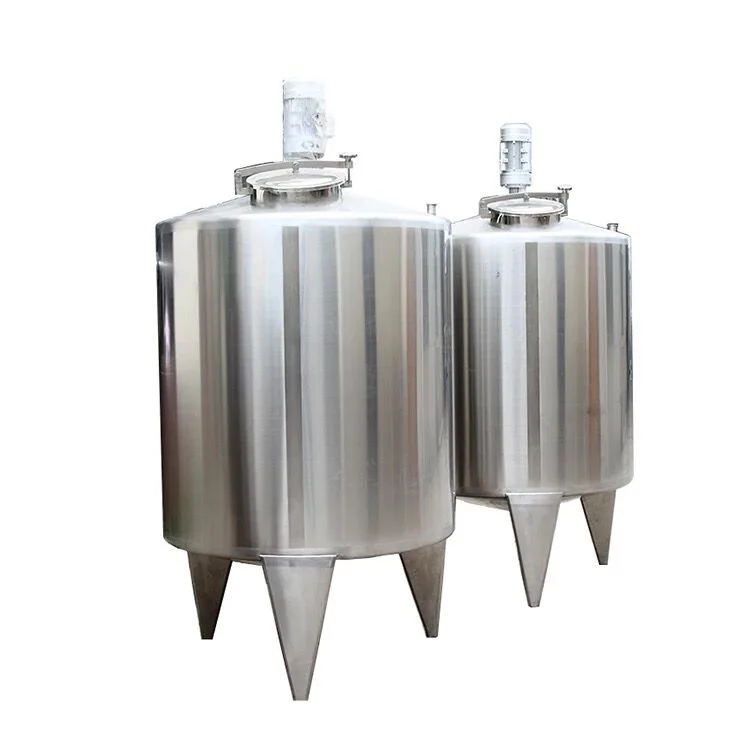 1000 litre 5000 litre  Full Stainless Steel Water Milk Storage Tank Mixing Tank for food paste chemical industrial